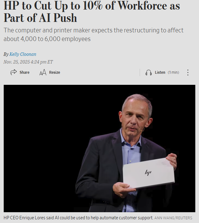 hp ai job-cuts headline