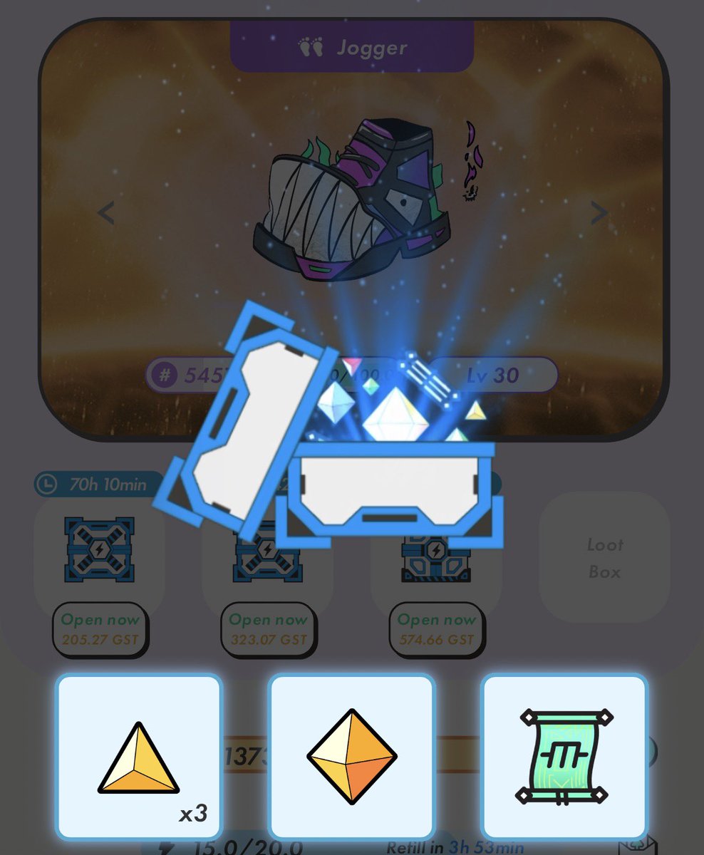 YDevynck's tweet image. I received two gifts this morning: a #Genesis #Callisto and a #scroll 
@Stepnofficial @fslweb3 @mooarofficial