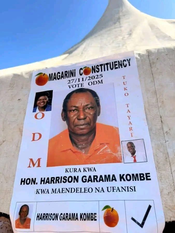 AlinurMohamed_'s tweet image. I thought ODM Party politicians seeking votes in the by-elections are supposed to have Oburu Odinga&apos;s picture since he is our party leader. Gladys Wanga appearing in all of them is not a coincidence