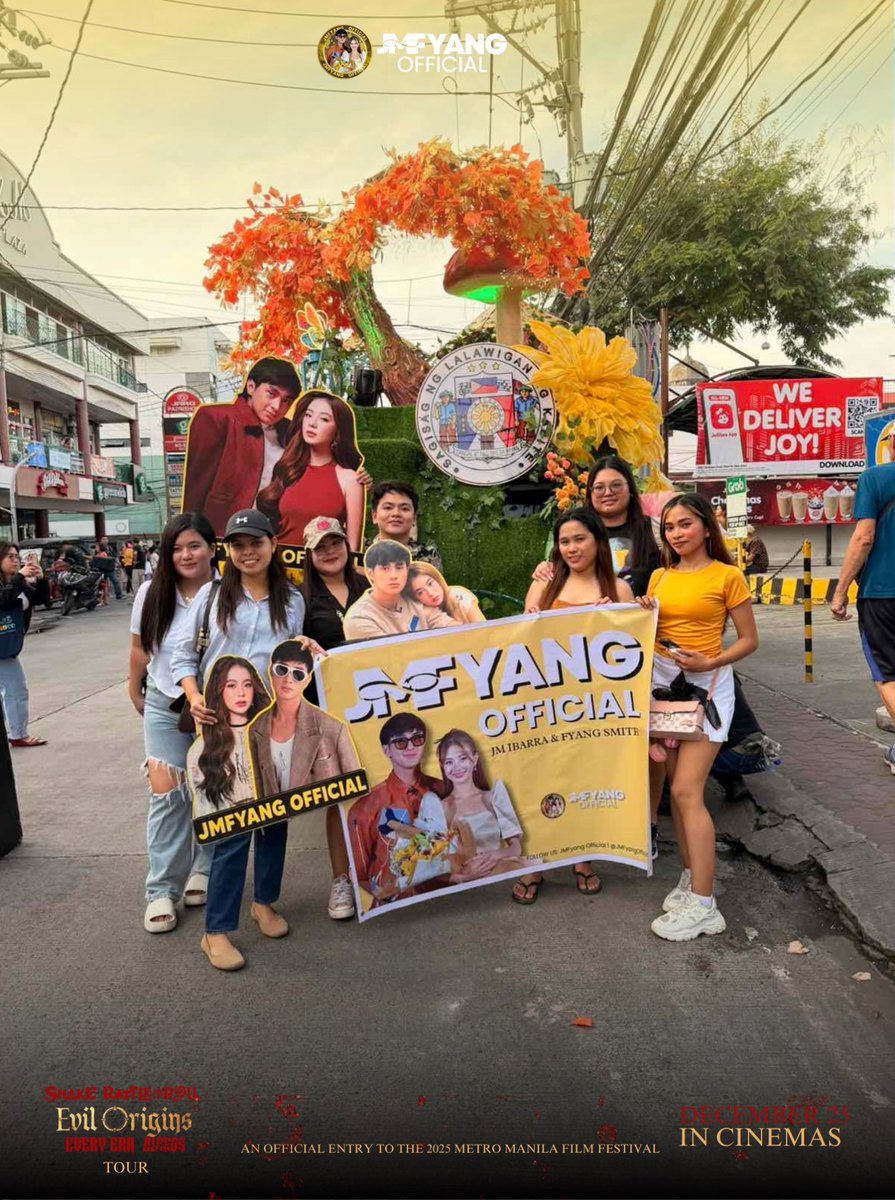 JMFyangOfficial's tweet image. And here they are! Team Live Besties have arrived early in Dasma, Cavite, to show their love and support for JM and Fyang as part of the Shake Rattle and Roll: Evil Origins Tour at the ParuParo Festival.

It’s incredible to see everyone’s energy and dedication, all smiling and…