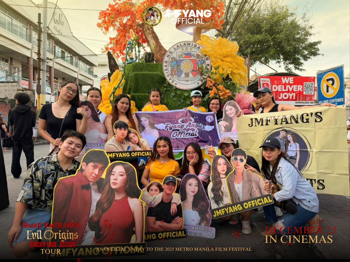JMFyangOfficial's tweet image. And here they are! Team Live Besties have arrived early in Dasma, Cavite, to show their love and support for JM and Fyang as part of the Shake Rattle and Roll: Evil Origins Tour at the ParuParo Festival.

It’s incredible to see everyone’s energy and dedication, all smiling and…