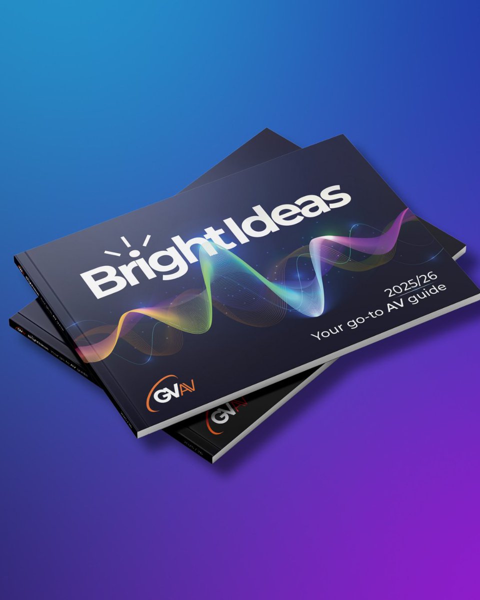 GVAVLtd's tweet image. Inspiration at your fingertips ✨  

Our Bright Ideas 2025/26 guide brings together the biggest AV brands with project-ready solutions, perfect for your next refit or refresh.  

📮Grab your free copy via the link below:
gvav.com/bright-ideas

#GVforAV