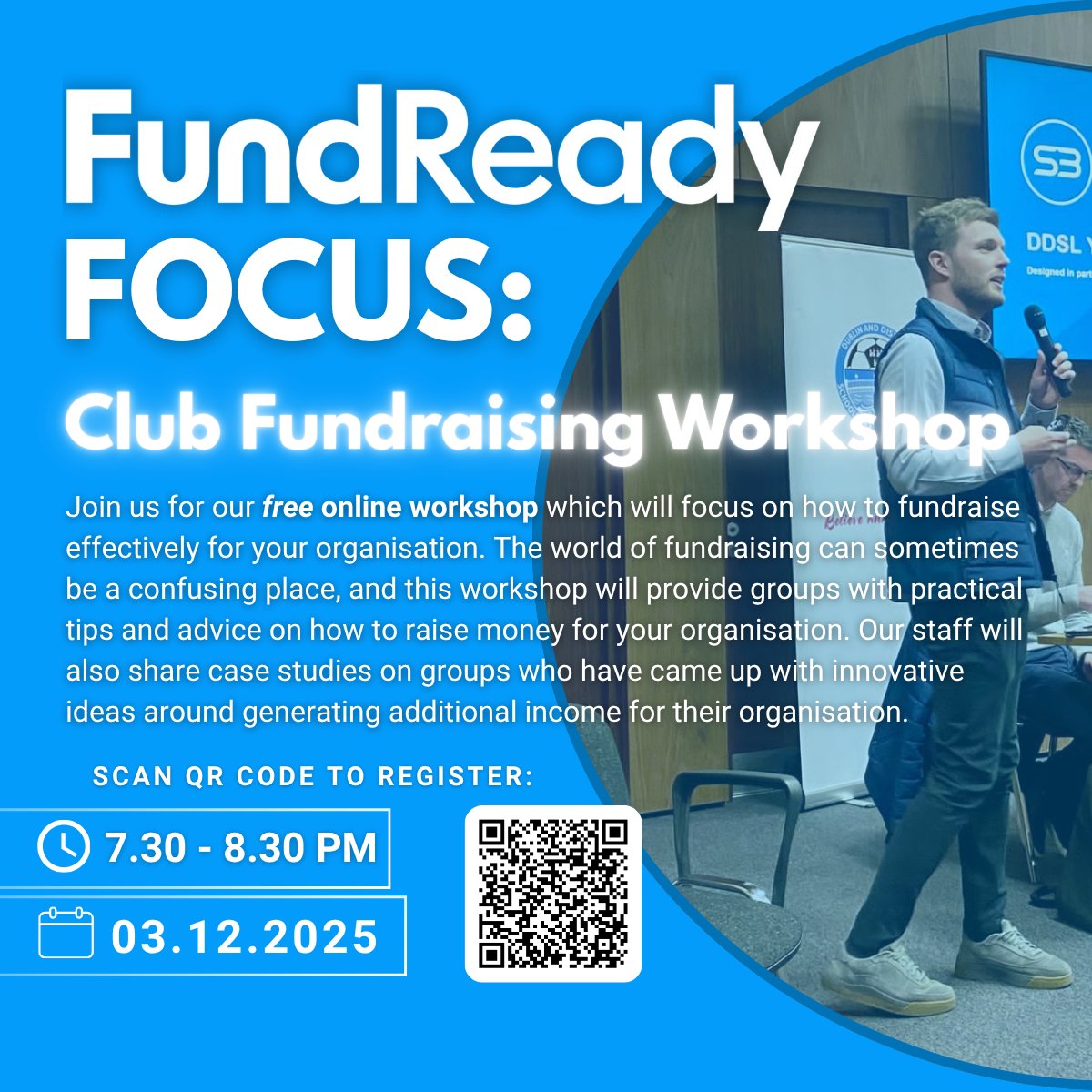 ⏰ 𝗥𝗲𝗺𝗶𝗻𝗱𝗲𝗿: 𝟭 𝘄𝗲𝗲𝗸 𝘁𝗼 𝗴𝗼! ⏰

There’s still time to register for our FREE online workshop. Join us to learn more about club fundraising and how we can support your plans.

👉Register here: eventbrite.com/e/fundready-fo…