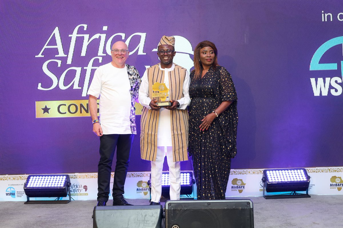The AfriSAFE 2025 Training Provider Company of The Year: Smart Compliance Limited, Uganda 🇺🇬 

Thank you for leading the way in offering high-quality and innovative HSE training.

AfriSAFE in collaboration with WSPAK is serving up innovation, insights &amp; connections! 

… in
