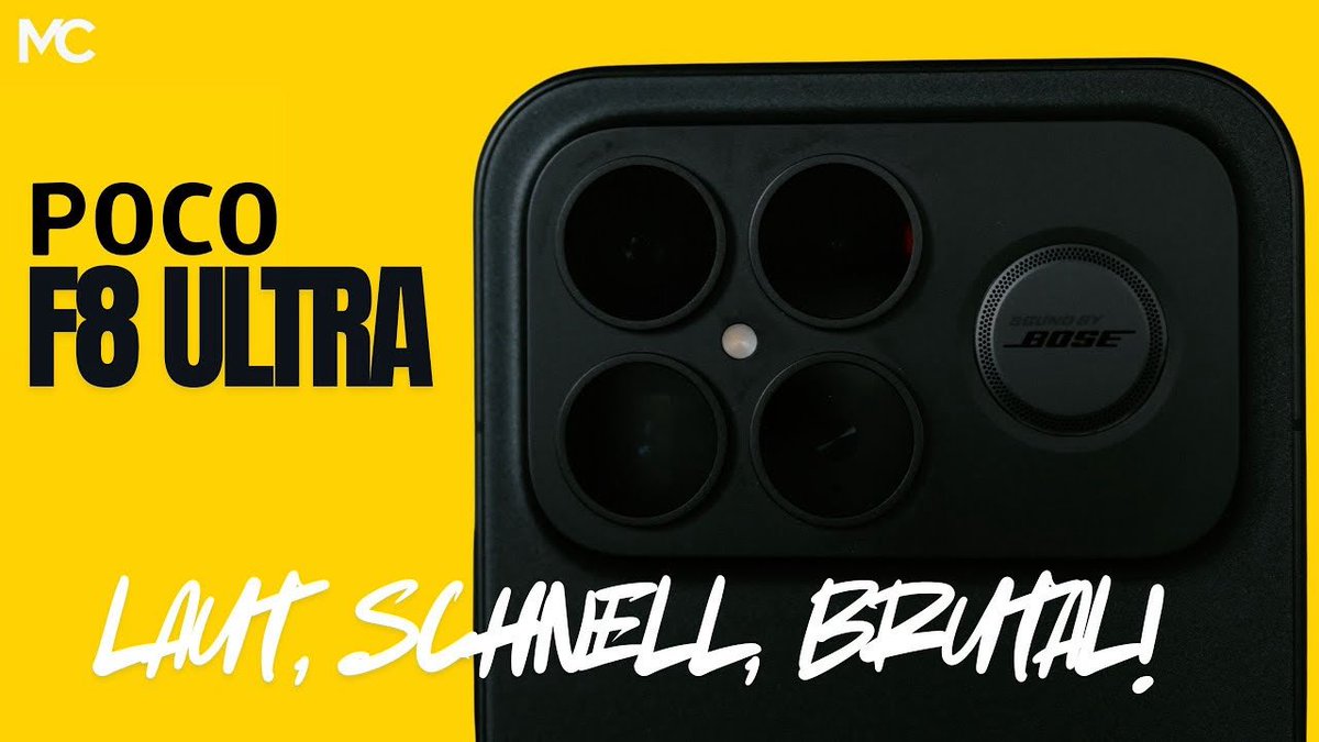 Neues Video 😃🔥

youtu.be/8A0BVU7aoiM?si…

<a href="/PocoDeutschland/">POCODeutschland</a> 
<a href="/XiaomiDE/">Xiaomi Deutschland</a> 

#pocof8ultra