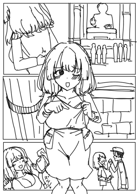 太くて補正のないペンで描けば、これは落書きだよもしうまく描けてもこのままじゃ使えないよと自己暗示できて、気軽に描けるらしいです!
気重な絵にいかがでしょうか……! 