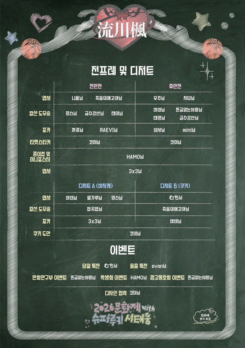 슈퍼루키 서태웅 생일카페 by 친위대 tweet media