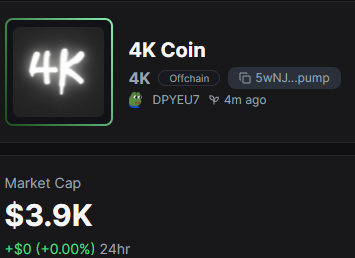 MxrrTrades's tweet photo. https://t.co/ZsKuMw8Xf9 4K COIN IS LIVE https://t.co/OJaPfM0bPq