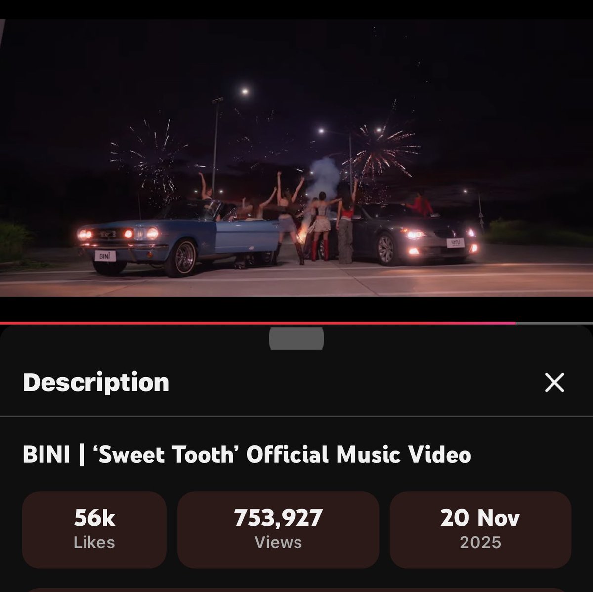 binibloombelge's tweet image. Blooms, how about 1 million views for #BINI_SweetTooth on YouTube before #BINIfied? Can we make it? Who’s up for the challenge? Comment your screenshot below like this 👇👇👇

youtu.be/OMUUMlRpc-8?si…

#BINI #BINIfiedPHArena #BINI_Flames