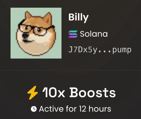 Even though i’m technically not dev anymore i bought a bit more boost 

$billy
