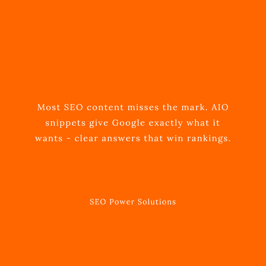 seopowersol's tweet photo. Not all SEO content is created equal. Traditional SEO focuses on keywords. AIO snippets focus on clear, precise answers that Google loves. The result? Better ranking and more clicks. Ready to see the difference in your traffic? Get a free consultation today! #seo #aio_snippets https://t.co/lSnLpbGn8B