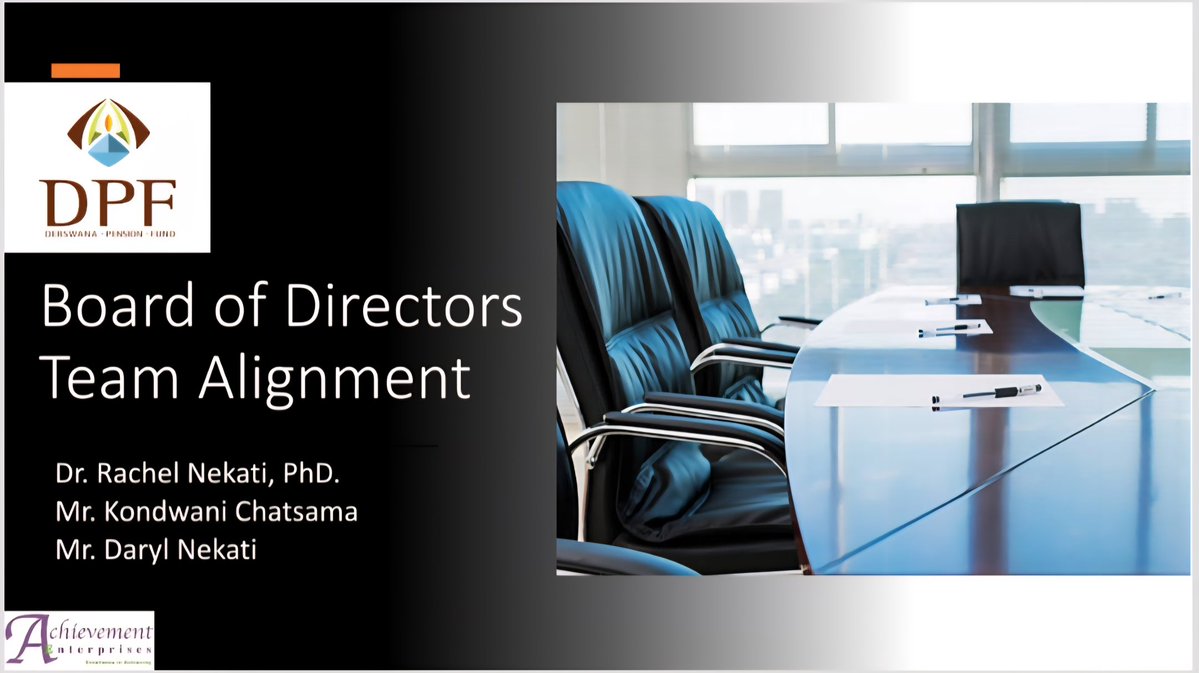 NekatiRachel's tweet image. Grateful for our ongoing partnership with Debswana Pension Fund.
Leading together with clarity, alignment and governance excellence is a privilege.

#BoardandExecutiveEffectiveness #TeamAlignment #JustLead #CoachRN