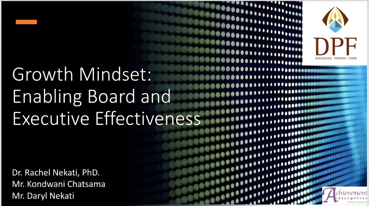 NekatiRachel's tweet image. Grateful for our ongoing partnership with Debswana Pension Fund.
Leading together with clarity, alignment and governance excellence is a privilege.

#BoardandExecutiveEffectiveness #TeamAlignment #JustLead #CoachRN