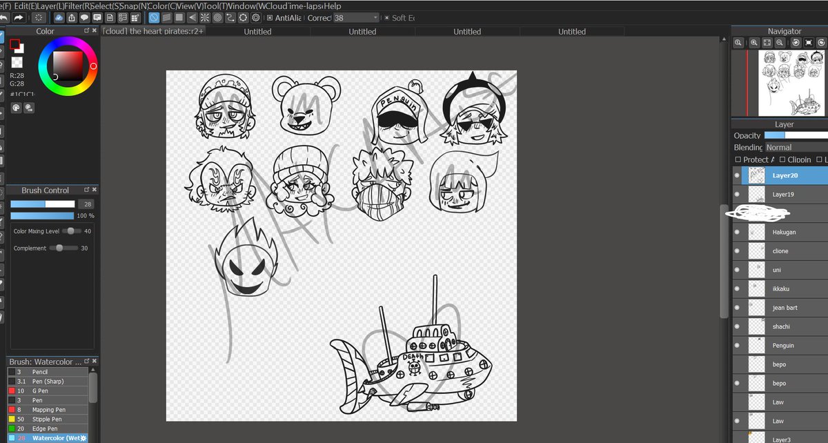 Bonez_pawprintz's tweet photo. We are so litty folks, heart pirates crew keychain is a wip!! #Trafalgarlaw #ONEPIECE #art #onepiecemerch #TrafalgarDWaterLaw #lawXoc #heartpirates https://t.co/7CnWQxgHwb