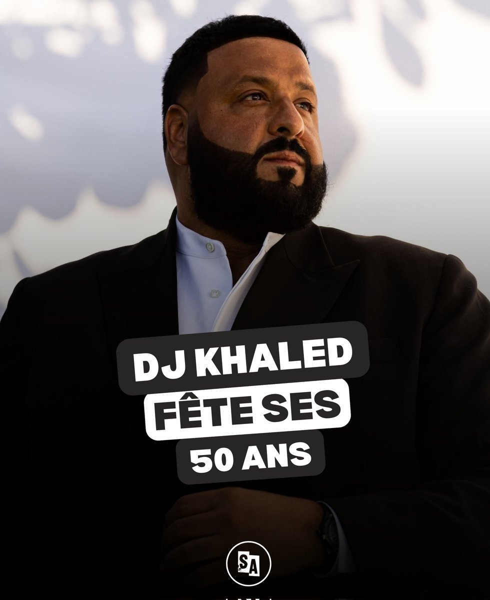 _SoulAddict's tweet image. [ANNIVERSAIRE] • @djkhaled fête ses 5️⃣0️⃣ ans 🎂