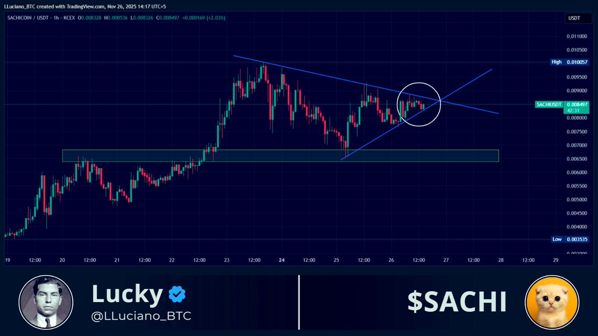 Been around this space for a decade now and if there’s one thing I believe, it’s that community beats everything.

$SACHI has that energy in full force. You don’t even need to dig deep you can sense it right away.

Feels like something real powerful is on its way, NFA.