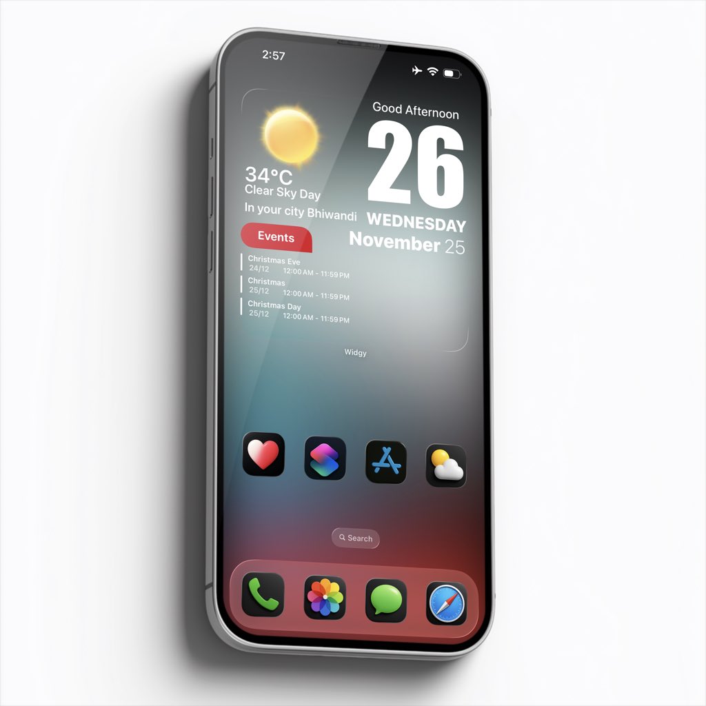 Ahmadansari2233's tweet image. iOS 26 Setup today #iOS