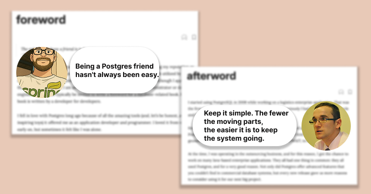 denismagda's tweet image. - &quot;Being a Postgres friend hasn&apos;t always been easy.&quot;
- &quot;Keep it simple. The fewer the moving parts, the easier it is to keep the system
going.&quot;

Those are quotes from the &quot;Just Use Postgres&quot; book, and they were not authored by me. Once you get a copy, you’ll see Josh Long…