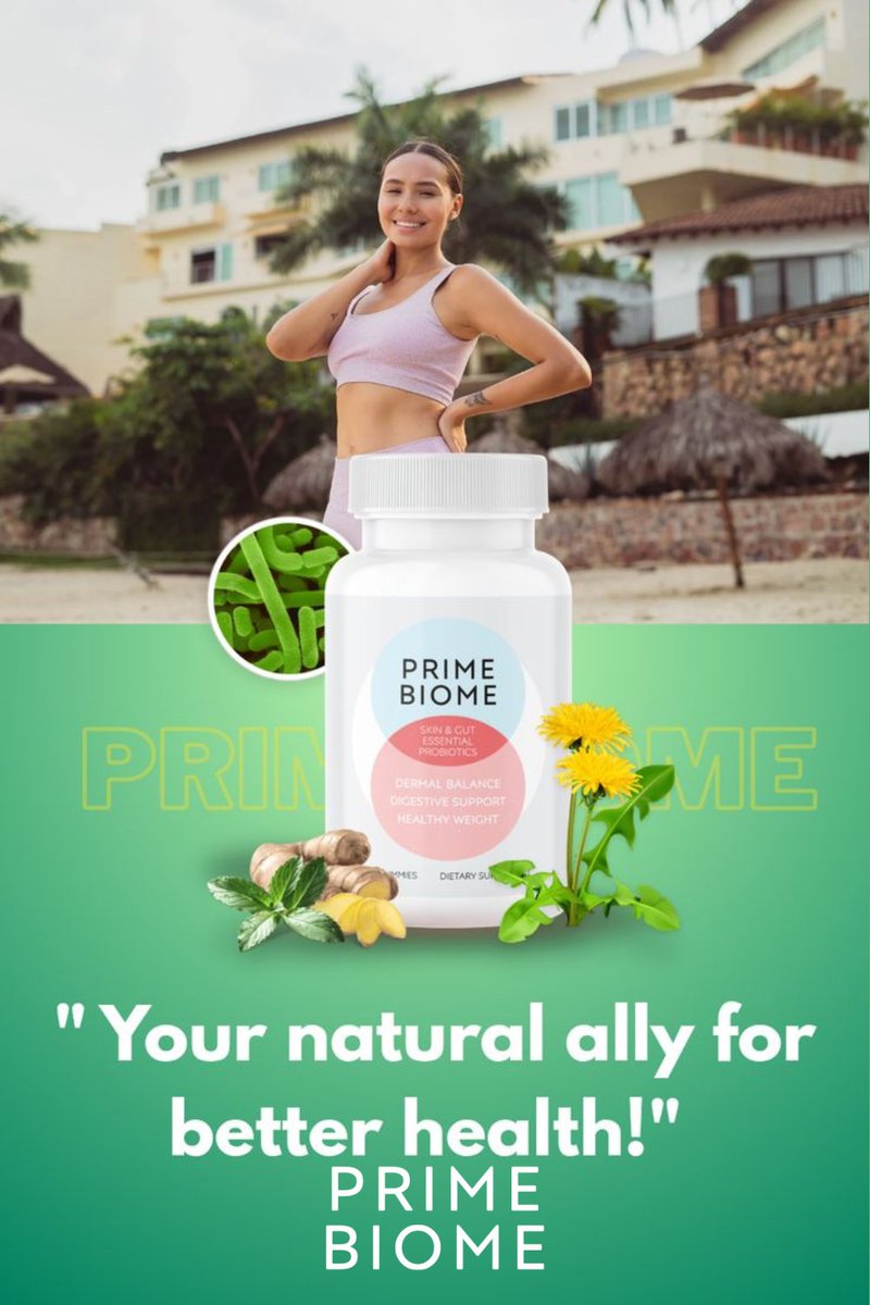 xs2charlie's tweet image. Unlock the Power of Prebiotics and Probiotics
PrimeBiome combines them to help support digestion and overall skin health.
#PrebioticProbiotic #GutSynergy #SkinRevival #PrimeBiome
Order Now: sites.google.com/view/prime-bio…