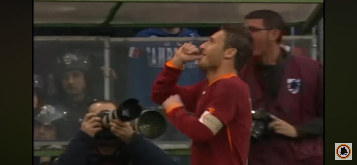 19 years ago today. Francesco Totti scored that goal at the Marassi against Sampdoria. #AsRoma #Totti