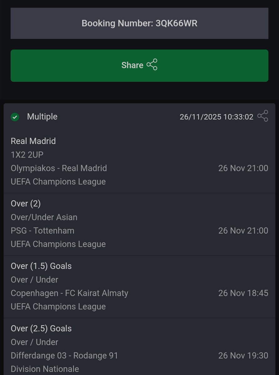 2, 2 &amp; 3 Odds on <a href="/Bet9jaOfficial/">Bet9ja: The home of #betBOOM! 💣</a>

Codes ⏩ 3QK3CVP
              ⏩ 3QK3NNT
              ⏩ 3QK66WR

<a href="/Ada_Daddyya/">Ada B 💕</a> <a href="/ADT_Freetips/">ADT</a> <a href="/Promisepunta/">MR P 🐅💰</a> <a href="/Kpstandfit/">Mr StandFit 🤝🍀</a> <a href="/Mrbankstips/">MrBanks💰</a> <a href="/notoriouztips/">Notoriouz Tips 𝕏</a> <a href="/vita_tips/">Sir VITA</a> <a href="/Supa_tips/">SUPA</a> <a href="/bettinghubgames/">BETTING HUB ⭐️🫵🏽</a>  <a href="/Smart6ix9/">Smart 6ix9ine Tips</a> <a href="/MULABETTING/">MULA.💰</a> <a href="/BetLane_001/">BetLane🦁</a>

#Bet9jaCode