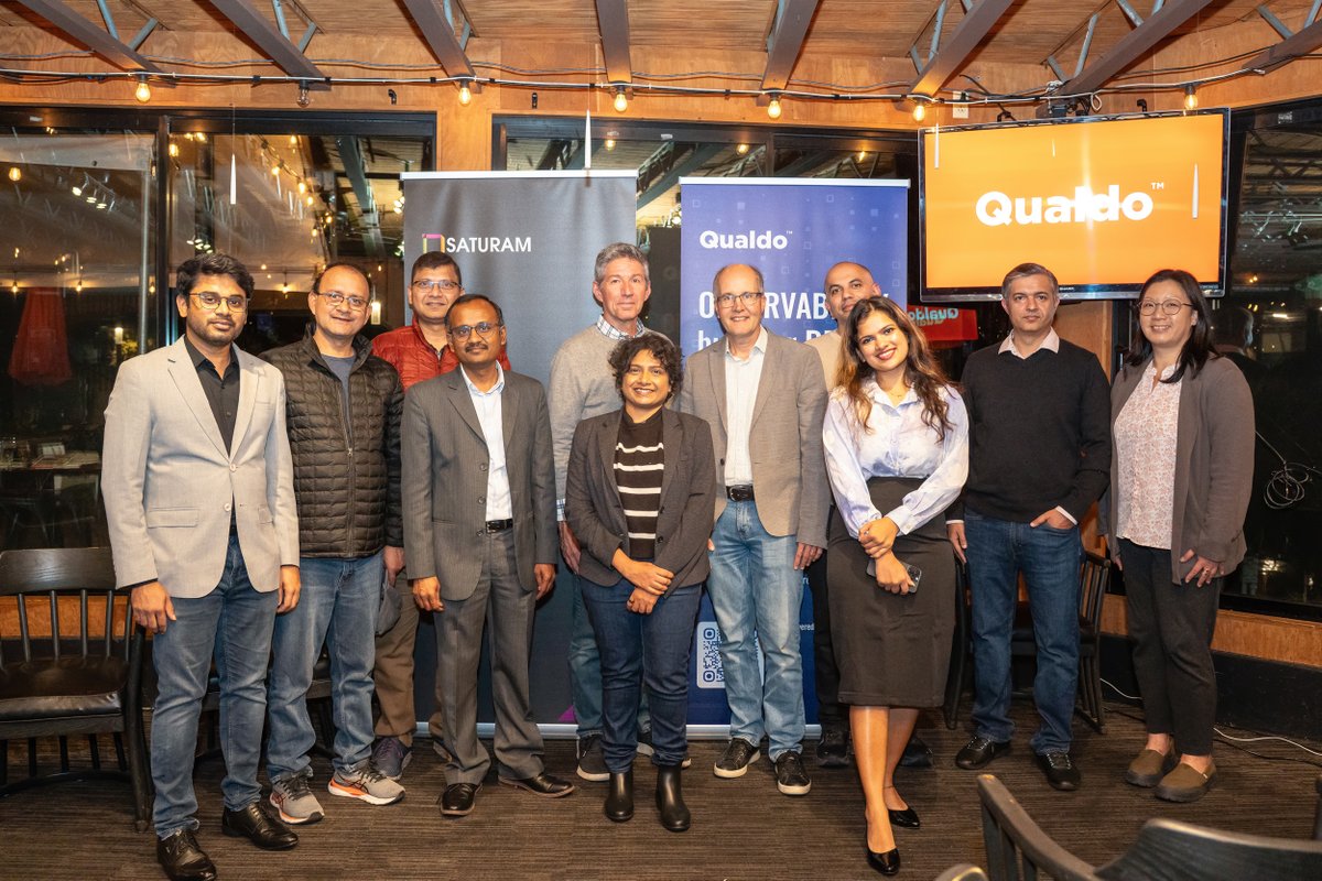 Saturam's tweet image. What does deploying #AgenticAI in the wild look like?

Our Bay Area panel unpacked trust, scale &amp;amp; real-time GenAI in retail.

Thanks to all who joined for the conversation!

#AITrust #RetailAI #DataTrust #Qualdo #Saturam