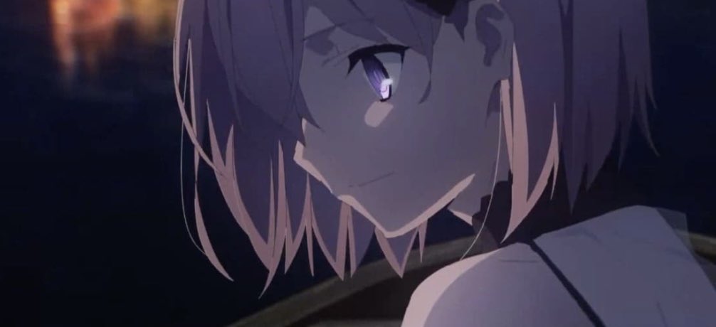 shieldofcamelot's tweet image. Mash leans a little into the contact, smiling softly.
❛ It’s really good to see you again too. I’m sorry for my long absence.
I hope you and Chaldea have been doing well. ❜