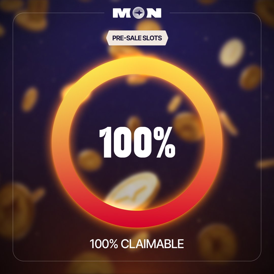 monprotocol's tweet image. $MON Community Presale Update

With our games rolling out and the Pixelmon universe expanding, we’re accelerating how value flows across the entire ecosystem.

Today, we’re fully unlocking the remaining supply from the Community presale allocation… empowering the early…