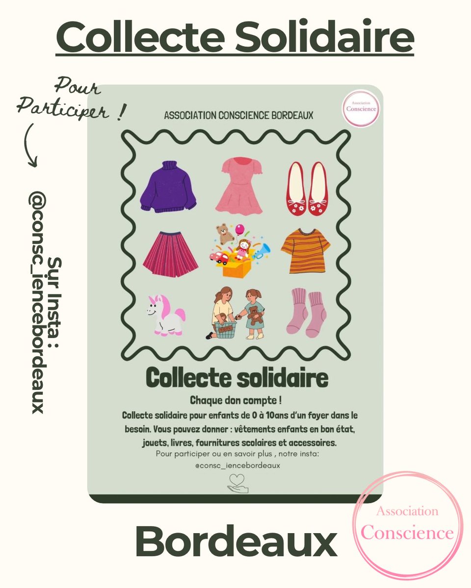 natioconscience's tweet image. Pour participer ! C’est sur Instagram 😊
Sur le compte consc_iencebordeaux