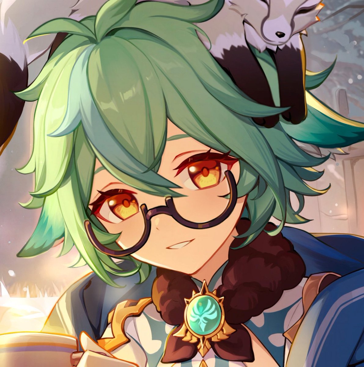 658_ies's tweet photo. Im probably thinking too much into it but both her art been her with animals 😭😭 maybe this is something that would be explore more??? Also i really hope they continue the idea of her researching on ruin guards, like even comunicate in some way, i love her so much https://t.co/KPP14GDMOn