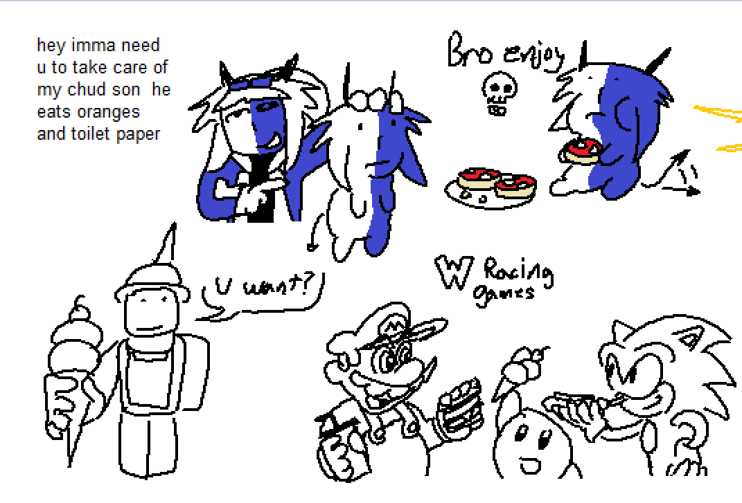 poopmiser104's tweet image. my doodle featuring my good pals @prntzo @deviledfish