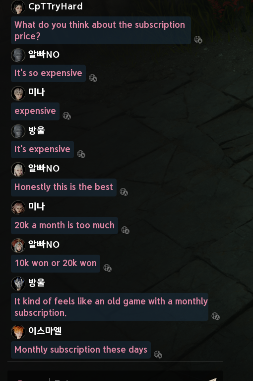 Kanon_XO's tweet photo. translated from the KR server faction chat. Hey @NCSOFT @NCSOFT_America, Aion 2 is really fun but it's too damn expensive, another reminder to the NA team to adjust/fix your prices for Global. Learn from your mistakes, look at other games like WWM killing it and take note. Every game you've launched in NA/EU is dead right now for a reason and your stock price has plummeted. This isn't me bashing, just being very blunt and direct. You have a good opportunity to turn things around with Aion 2, do the right thing. Thank you.
