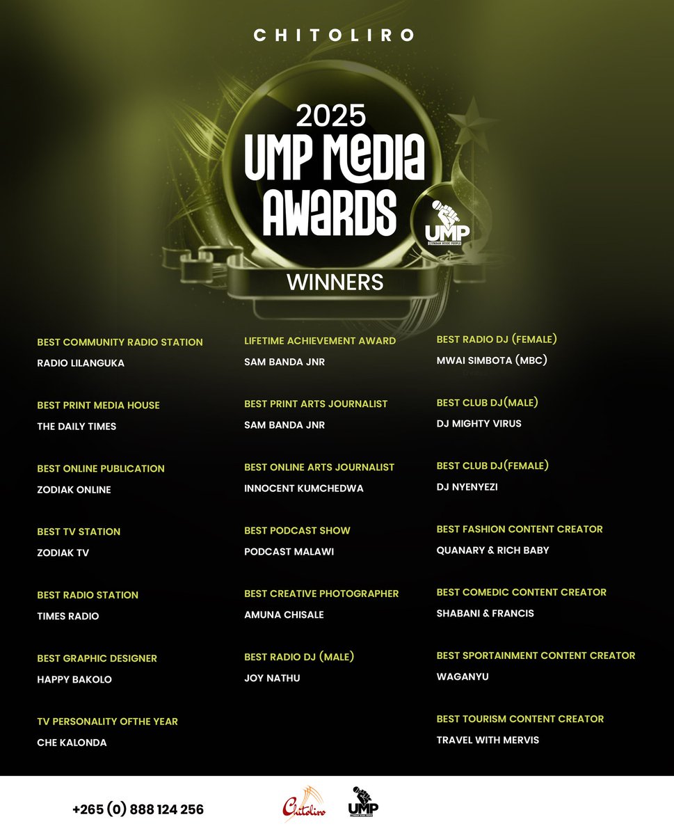 UMP Awards tweet media