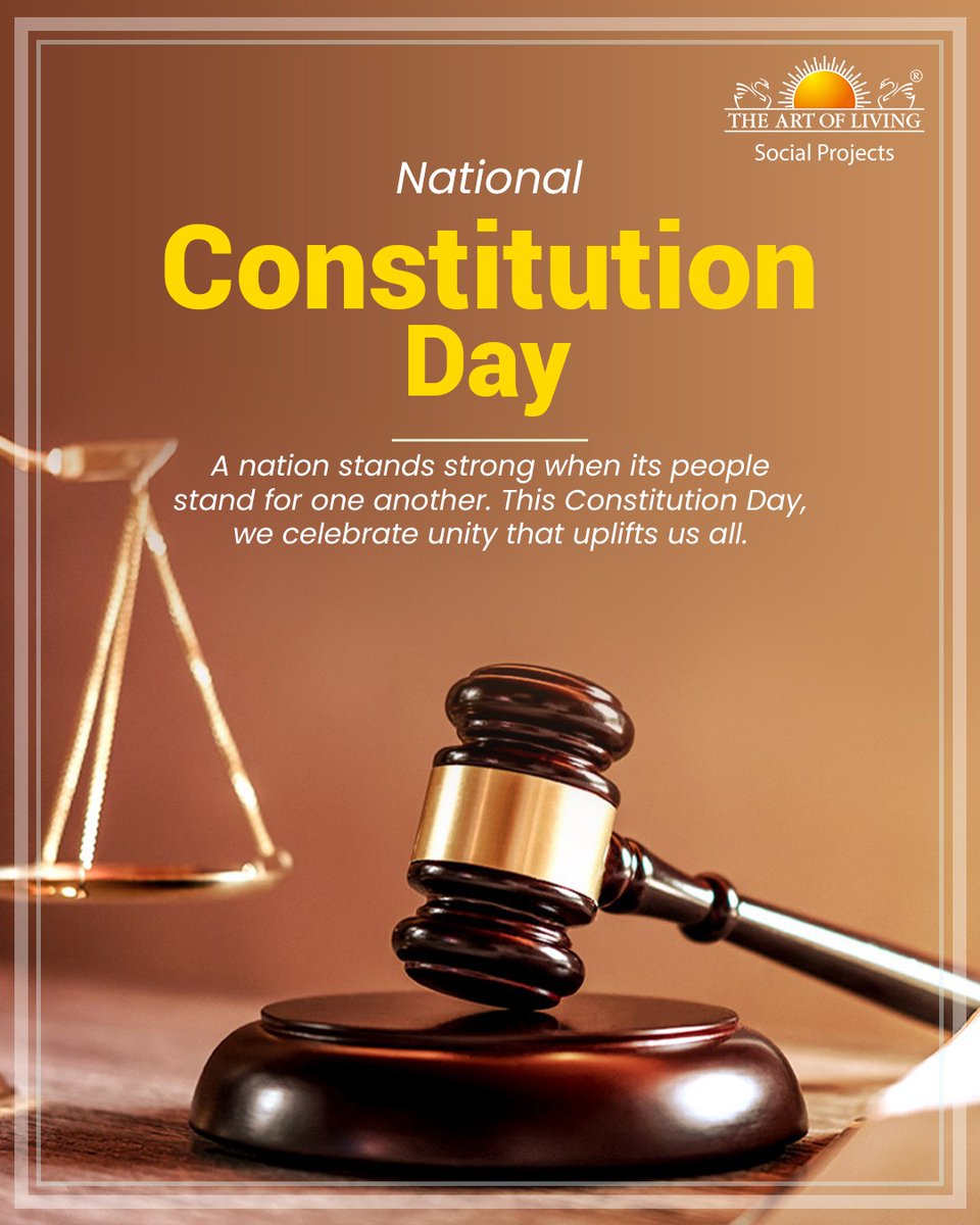 On Constitution Day, we’re reminded that a nation thrives when its values are lived, not just written. Through education, empowerment, and sustainability, The Art of Living Social Projects is turning the spirit of the Constitution into everyday action.