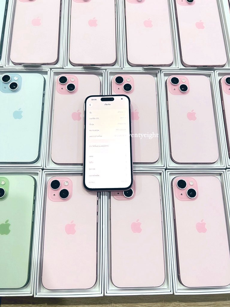 twxtwentyeight2's tweet image. ⋆.˚ iPhone15 128gb แจ้งจอ 𓆝 𓆟 

:¨ ·.· ¨: ราคา 15,900 ส่งฟรี [ ชุดชาร์จ +มีกล่อง ]🍎⭐️
 `· . ꔫ เครื่องมือ 2 ไม่ติดไอคลาว รีได้
แบต 100% สแกนหน้า+ ใช้งานได้ปกติ

 #ไอโฟนbymm #ไอโฟนมือสอง #ส่งต่อไอโฟน #ส่งต่อไอโฟน #ไอโฟนมือสองราคาถูก #ไอโฟนมือสองสภาพดี #ส่งต่อไอโฟนมือสอง