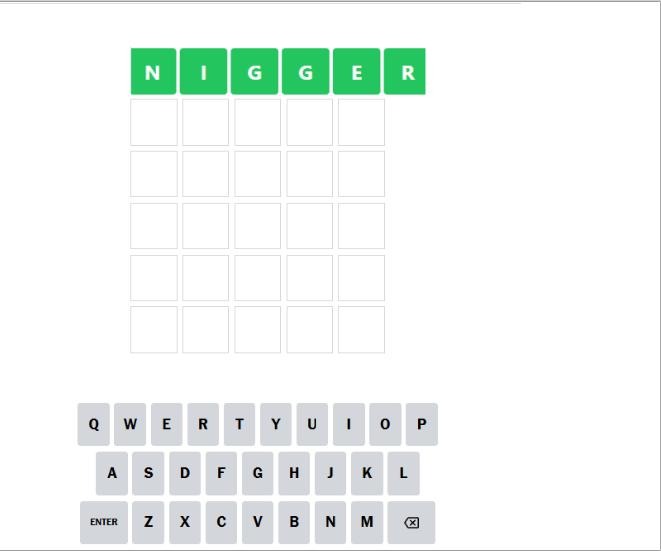 cant believe i got this wordle first try, thank you <a href="/nytimes/">The New York Times</a>