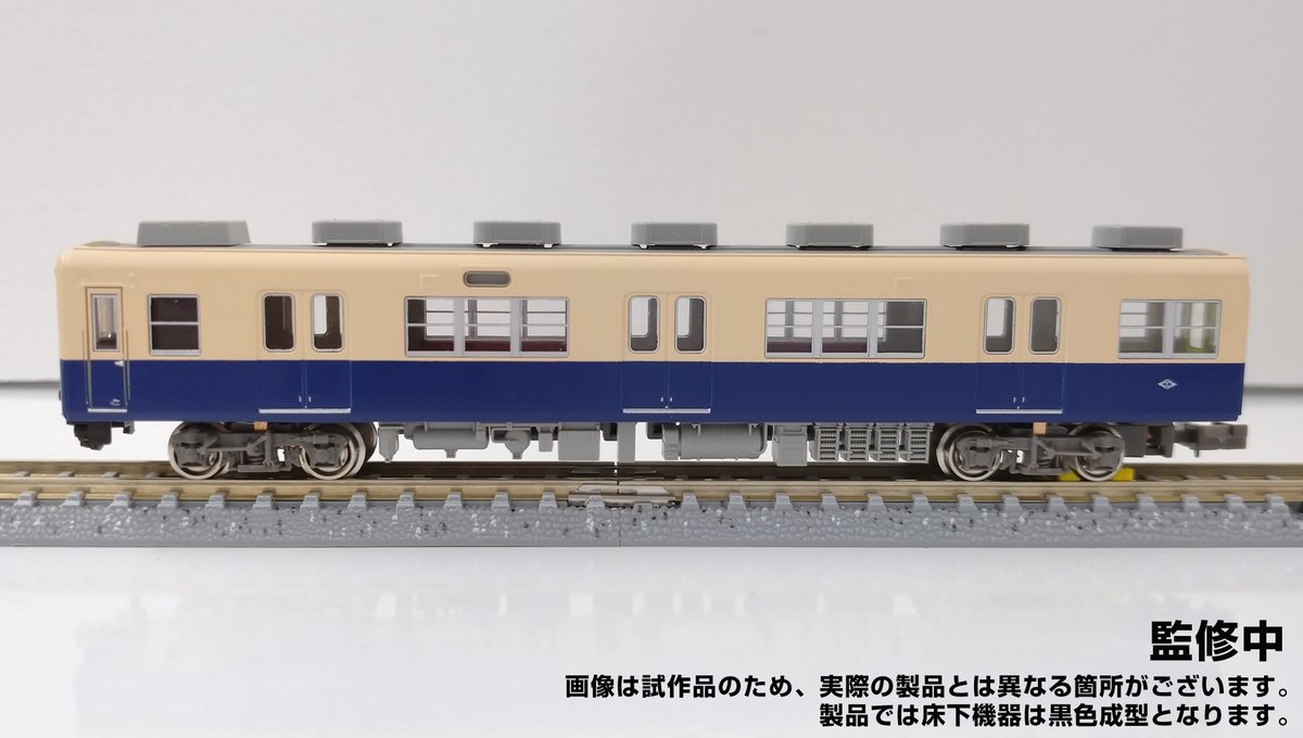 Model_Greenmax's tweet image. 2026年5月発売予定の #阪神5131形 のご案内です。 
製品は4両全ての屋根と床下機器に加え、奇数車（パンタグラフ搭載車）の妻面を新規製作し、東芝製電機子チョッパ制御装置を搭載した5131形の特徴を再現します。
「“たいせつ”がギュッと。」マークは有無を選択式で、ヘッドライトは電球色となります。