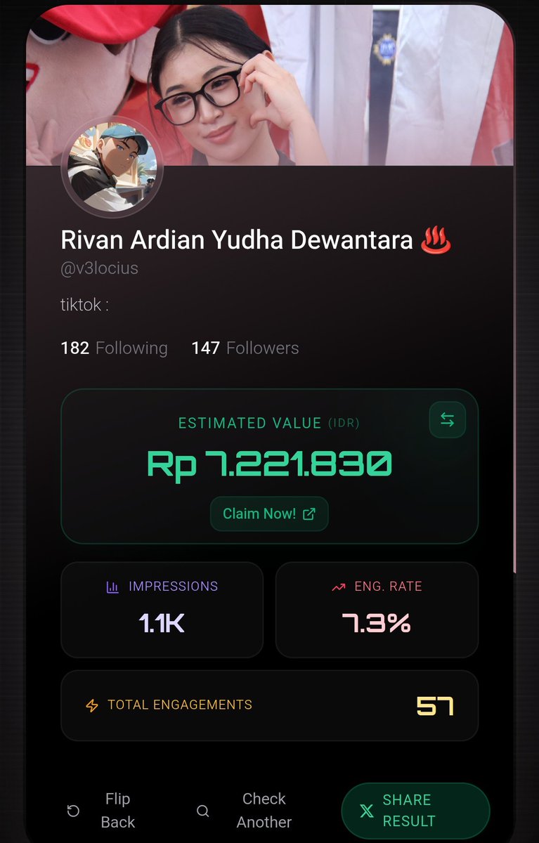 Kok tiktok followers 147? Pny gw udah 10k loh😑