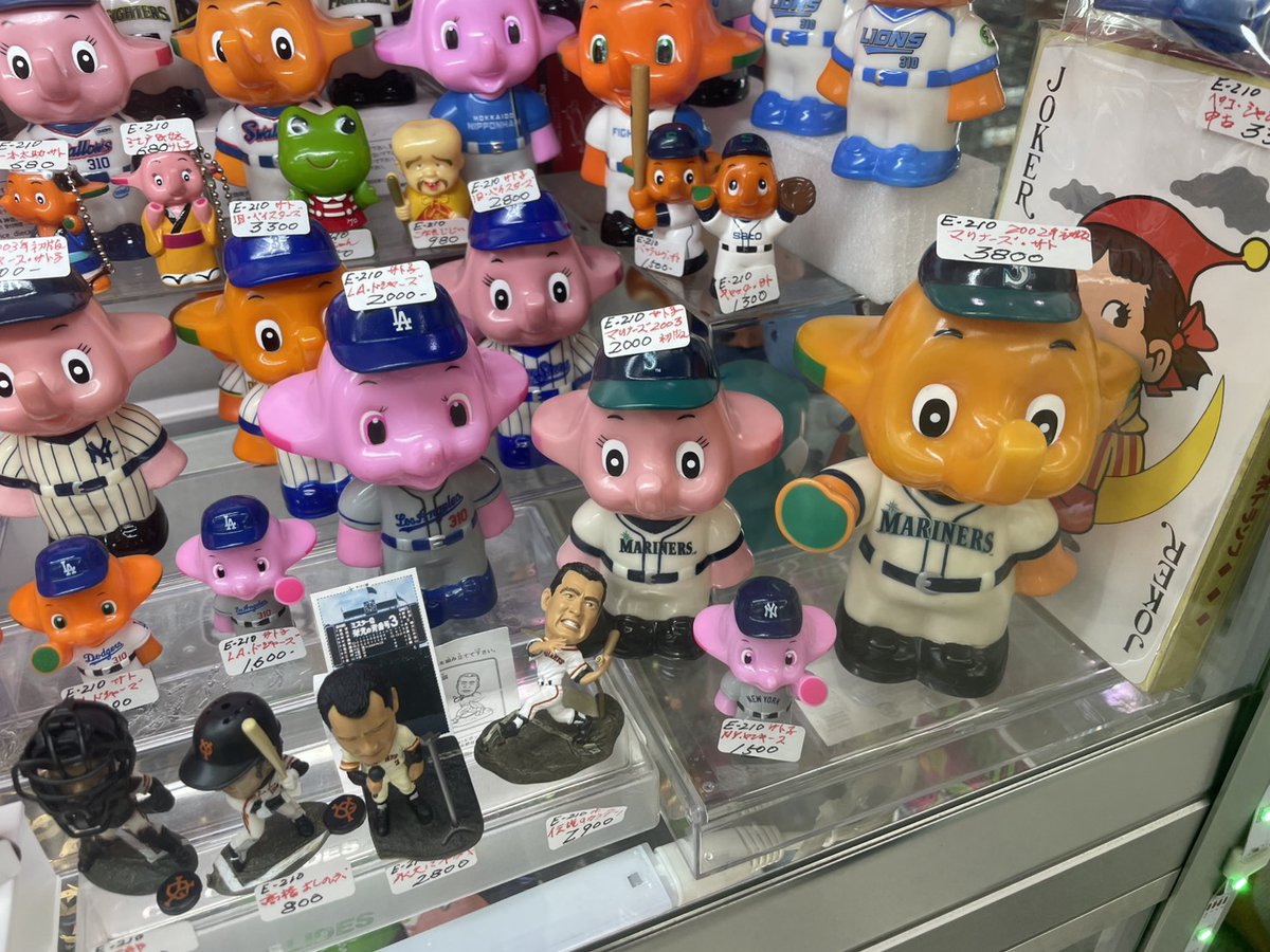 ☆E210ケースに入荷しました!! サトちゃん マリナーズ サト子ちゃん