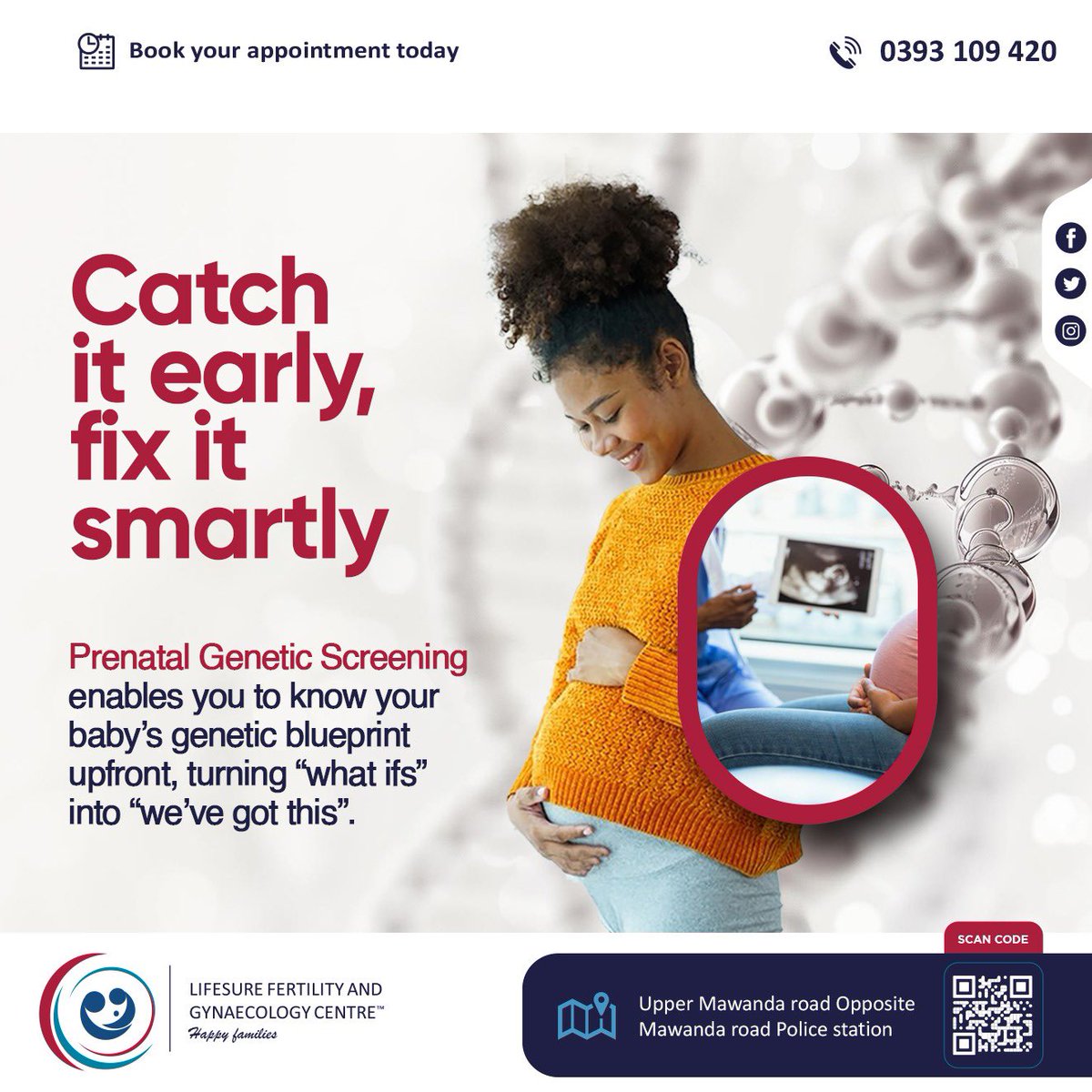 LifesureC's tweet image. Every pregnancy comes with hope and questions. But with #PrenatalGeneticScreening, uncertainty doesn’t have to follow you. 
 
By understanding your baby’s genetic health early, you gain the reassurance, clarity and confidence to make informed decisions.