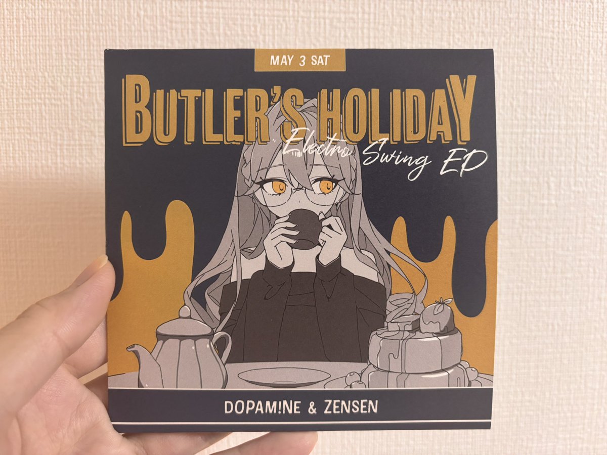 akisame9_nsx's tweet image. 今週末リリースする新しいアルバムButler‘s Holidayが届きました〜〜〜〜❗️

あと長らく在庫切れになっていたMilky Butler再版しました