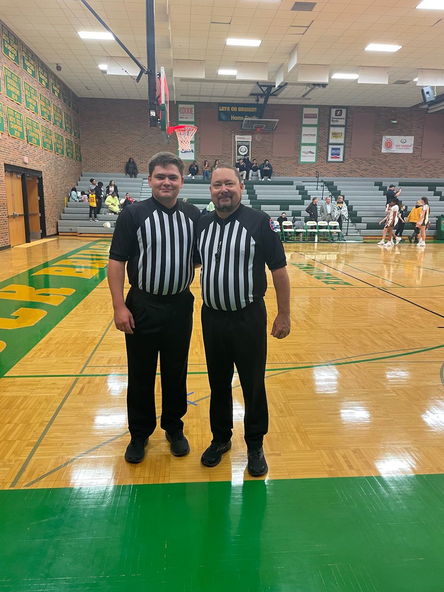 CBOA officials and father/son partner’s Luke Poulsen and Clint Poulsen officiated the Harrisburg at Rock Bridge Fr/JV games tonight <a href="/MSHSAAOrg/">MSHSAA</a>