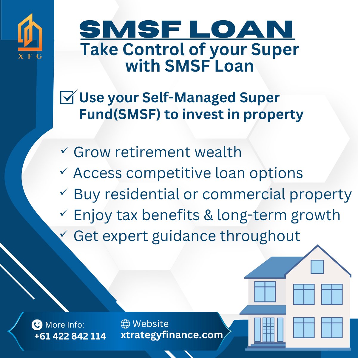 XtrategyFinance's tweet image. Thinking long-term? 🕰️ An SMSF loan could help you grow your retirement wealth through property investment. Learn how it works and what to watch out for.

 #SMSFStrategy #PropertyInvestment #RetirementGoals #XtrategyFinanceGroup