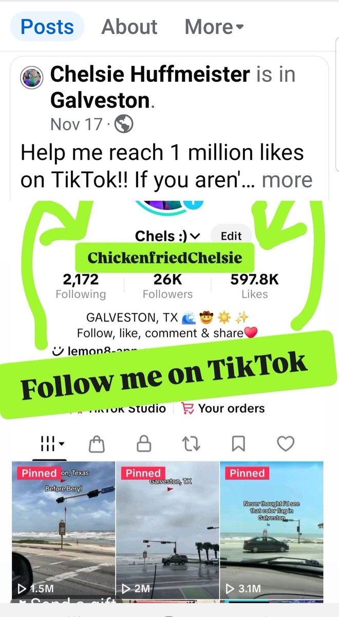Are u on Tik Tok??? Im not. If u are pls follow my neice 👇👇👇👇👇👇👇👇👇👇👇👇