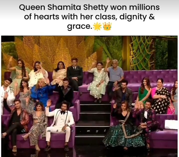 IMREAL_HERO's tweet image. Look how everybody raised their hand❤️‍🔥
She&apos;s the winner 

#ShamitaShetty #BB19 #BiggBoss19 #LaughterChefs