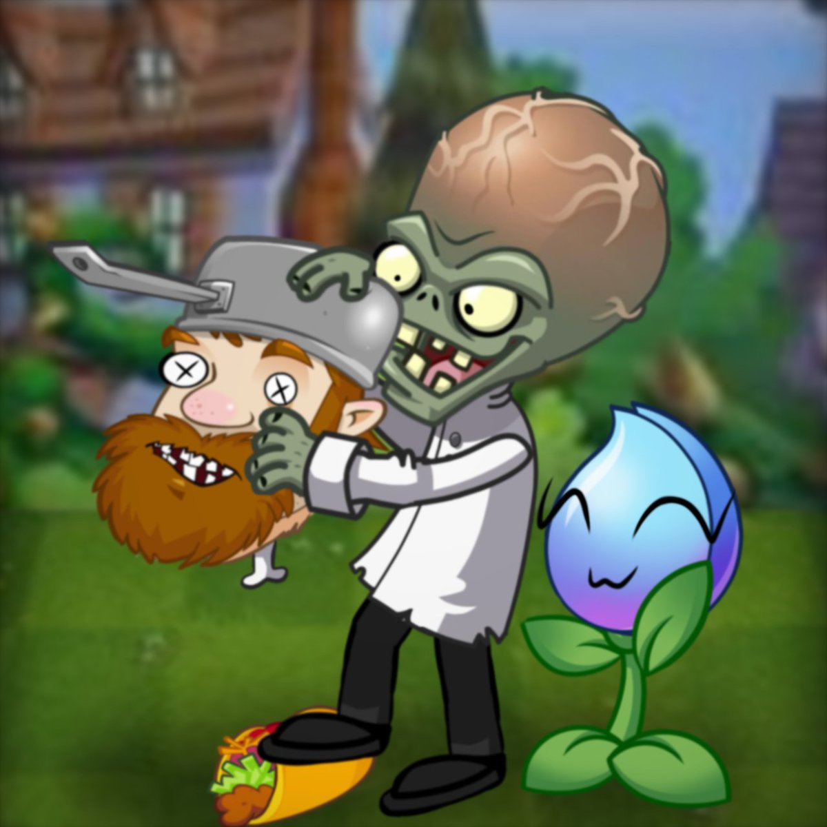 Adri_xdd_x's tweet image. Versión con censura #pvzoc #pvz