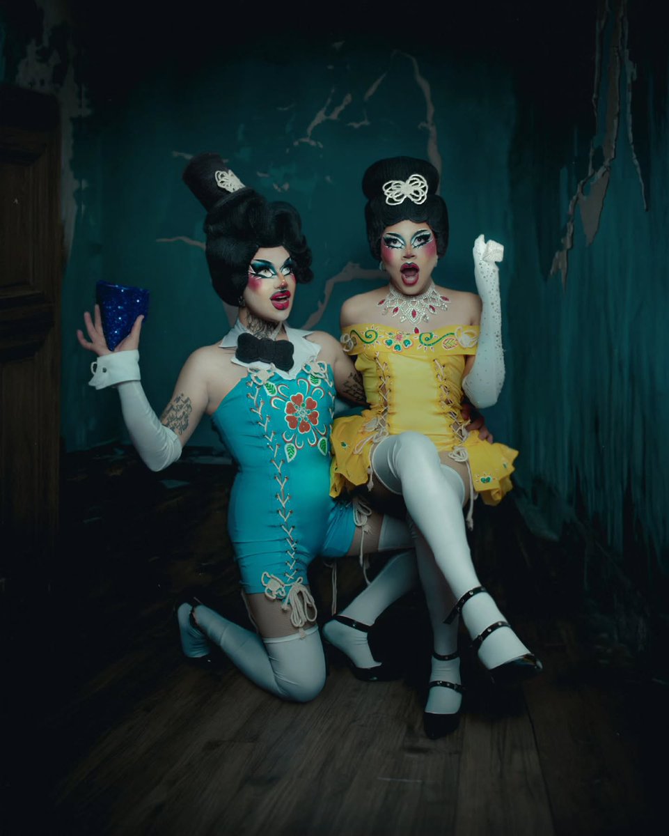 DragBasee's tweet image. Calypso &amp;amp; her family looking enchanting in new photos for the family resemblance challenge. &quot;La Más Lupita&quot;.     

#LMD7