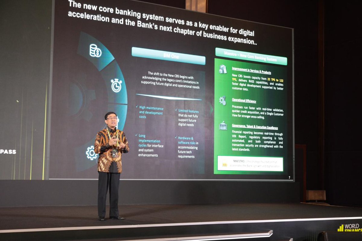 Tradepassglobal's tweet image. Day 2 opens with Maswar Purnama sharing how digital onboarding, AI advisory, and secure digital identity are redefining pension banking in Indonesia.

#WFIS2025 #MandiriTaspen #DigitalPensions #WFISIndonesia2025 #WFISIndonesia