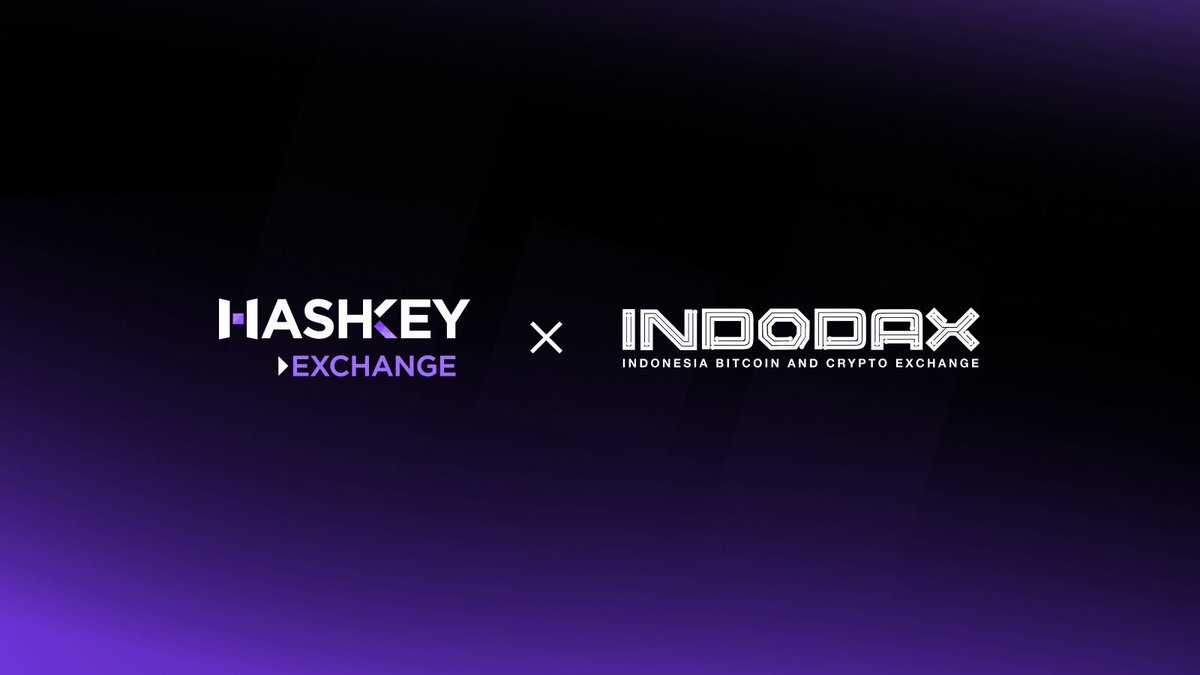 HashKeyExchange's tweet image. 📢 HashKey Exchange x Indodax @indodax | Expanding in Southeast Asia

💡 We have signed an MoU with Indodax, a major Indonesian digital asset trading platform — marking another milestone in our Southeast Asia strategy. 

🌐 Our partnership focuses on liquidity support, trading…