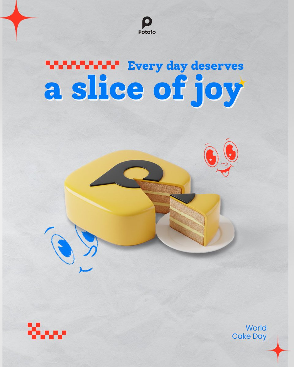 POTAFO_'s tweet photo. World Cake Day is here! 
Your diet officially starts tomorrow. 😉 Today, order the entire cake🍰 Potafo delivers your 'slice of joy' (and the whole dang thing). Tap to treat yourself.

#WorldCakeDay #Potafo #CakeGoals #Delivery #Calicut #Fooddelivery https://t.co/2QUSPoVuSr